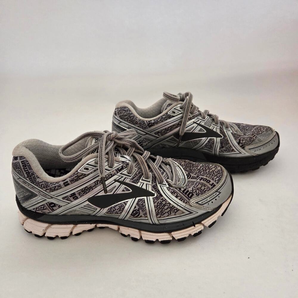 Brooks Adrenaline GTS 17 Gray Lady NYC Limited Edition Running Sneakers Sz 7